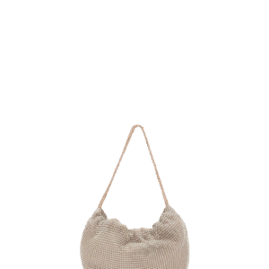 Women’s Medium Rhinestone Shoulder Bag Silver